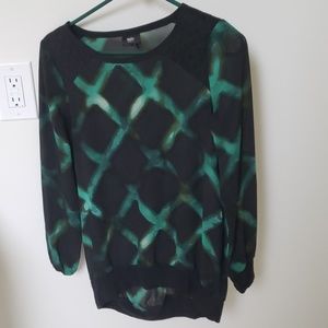 Target green and black top